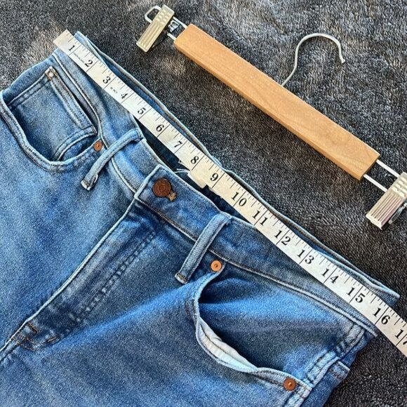 Madewell Stovepipe Jeans in Ditmas Wash size 31 style MC539 - Picture 8 of 10